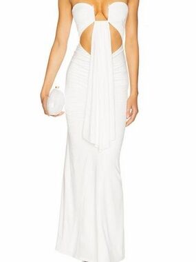 ryleigh strapless maxi dress Superdown Ryleigh Strapless Maxi Dress
